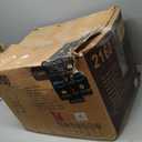 Swivel Bar Stools Set of 2, 26" H Upholstered Linen Fabric Barstools with Backs, Counter Height Stools with Metal Legs for Kitchen Island,Linen,1 Box