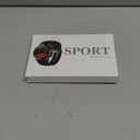 Military Smart Watches for Men, 1.7 Smartwatch with 1000 mAh Battery/Led Flashlight/Heart Rate/Sleep Monitor 100+ Sport Modes, Answer/Make Calls Fitness Watch for Android/iPhone, 2 Bands (Black)