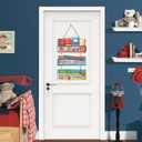 Reading Hanging Sign,Reading Classroom Decor,Reading Will Take You Everywhere Decor,Inspirational Quotes Wall Art,Library Sign Read Book,Classroom Poster Educational Plaque for Nursery Kids (Colourful)