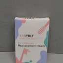 Pack of 6 Replacement Heads Compatible with Oral B iO 10 9 8 7 6 5 4 3 Series Electric Toothbrush, Medium Brush Heads, Black/White