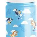 Simple Modern Kids Summit Water Bottle with Straw Lid | Bluey 14oz Stainless Steel Cup Insulated Tumbler for Toddlers, School | Bluey Sky (14 Ounces)