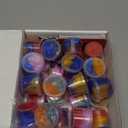 28 Pack Valentines Day Gift for Kids, Galaxy Slime Stress Relief Fidget Toy with Valentine's Day Cards, Valentines for Kids Classroom, School Valentine Party Favors