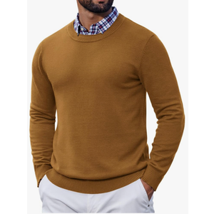 COOFANDY Mens Crewneck Sweater Pullover Knit Sweater Lightweight Sweaters with Ribbing Edge Size XXL