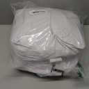 Headrest Pillow for Pool Chaise Lounge, Pool Lounge Pillows Outdoor with Elastic Band for Recliner and Pool Patio Chairs, Head Neck Support Pillow (White, 22x8.6x3.9)