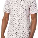 Amazon Essentials Men's Vacation Cotton Button-Down Resort Shirt, Short Sleeve (M)