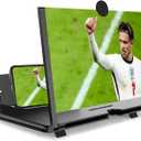 12 Inch Smartphone Screen Magnifier 3D HD Foldable Amplifier Phone Stand with Adjustable Angle Gift for Mom Dad Family Portable Universal Enlarger Movies Gaming Video