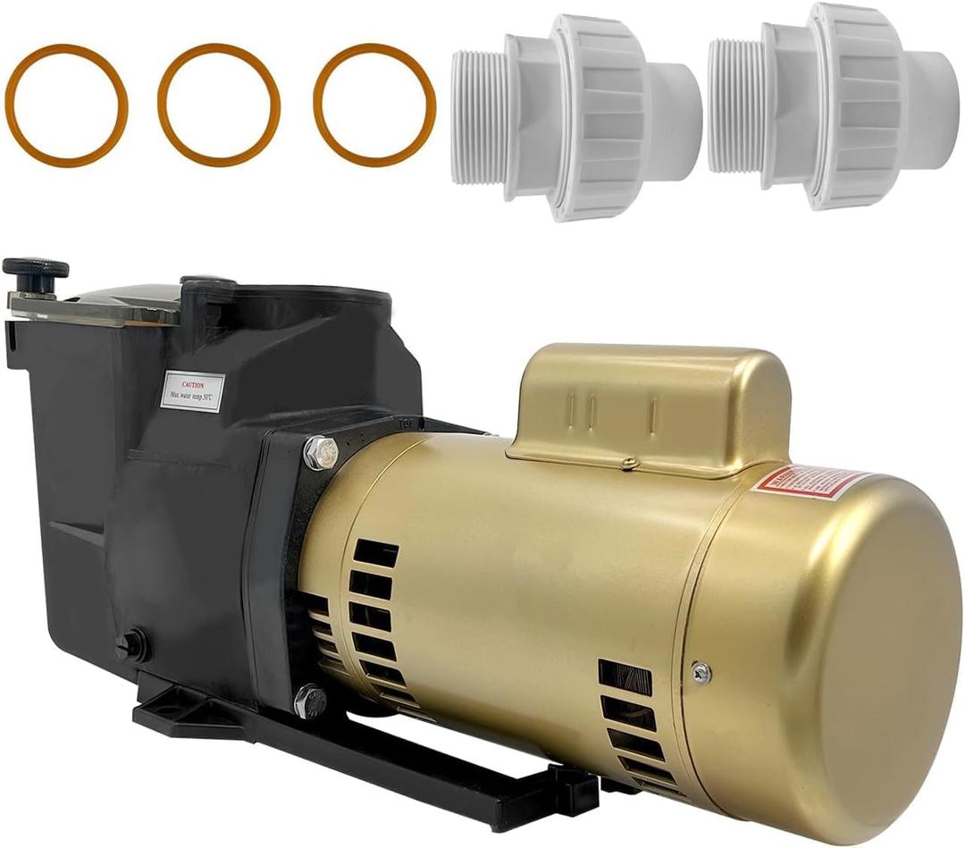 W3SP2615X20 Single Speed 2 HP 115/230V Inground Pool Pump Compatible with Hayward SP2615X20 Super Pool Pump for In-Ground Swimming Pools and Spas