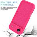 MOWIME Compatible with iPhone Air Case, Cheetah Print Shockproof Soft TPU Protective Cover for Women Girls, Slim Anti Scratch Leopard Case for iPhone Air 6.5 Inch, Hot Pink