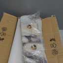 Natural Marble Wall Sconces, 2-Light Alabaster Wall Light, Hardwired Wall Light Fixtures, Modern Wall Mount Wall Lights for Dining Room Stairs Bedroom (Medium)