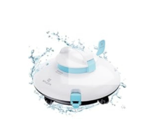 Cordless Robotic Pool Cleaner, Automatic Above Ground Pool Vacuum with 70 Mins Runtime, 15KPa
