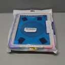 BRAECN Kids Case for iPad (A16) 11th/10th Generation 11/10.9'' 2025/2022, Heavy Duty Rugged Silicone Cover with Screen Protector, Kickstand, Shoulder Strap, Pencil Holder & Ring Stand, Colorful Pink