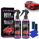 Turbo Shine Nexa, 5 Bottles High Protection 3 in 1 Spray, Extremely Hydrophobic-100% Waterless Wash Can Remove Minor Scratches (2Sets,100ML)