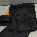 JOYSPELS Smooth Feeling Flare Maternity Leggings Over The Belly with Pockets Soft Bootcut Pregnancy Yoga Pants Black S