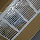 Fits 30x8 Duct Opening | Steel Return Air Grille by Handua | Vent Cover Grill for Sidewall & Ceiling | White | HVAC Cold Air Intake Grille 