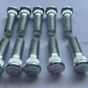 10 PCS Serrated Wheel Stud Bolts 610-378 M12-1.25 * 42mm, 14.35mm Knurl Replacement for Infiniti Nissan Suzuki and More 43222-70T00; 43222-21B00