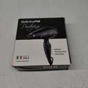 BaBylissPRO Nano Titanium Italian Portofino Hair Dryer - Professional 2000 Watt Blow Dryer (Black)