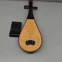 Amosfun Chinese Lute Prop, Kids Toy Guitar Pipa Instrument Model, Lightweight Traditional Stringed Prop for Hanfu Photography, 19.26x6.09x2.36in