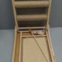 Cat Sisal Scratching Ramp Cats Scratching Post Kitten Scratcher Ramp Sisal Scratcher Posts for Indoor with Cat Teaser