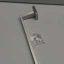 NearMoon Square Hand Towel Holder/Towel Ring, Premium SUS304 Stainless Steel Hand Towel Bar Rustproof Wall Mounted Towel Rack for Bathroom/Kitchen, Contemporary Style Bath Accessory (Chrome Finish), 9"L x 2.8"W x 1.96"H