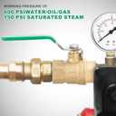 2PCS 3/4’’ NPT Ball Valve, Lead-Free Brass, Full Port Shut Off Valve