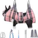 BEAUTYZOO Dog Grooming Hammock for Small Dogs/Cats, Nail Trim Restraint, S