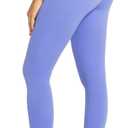 Sunzel Sunzfly Workout Leggings for Women, Tummy Control Compression Workout Gym Yoga Pants, High Waist & No Front Seam Lycra (Blue, M)
