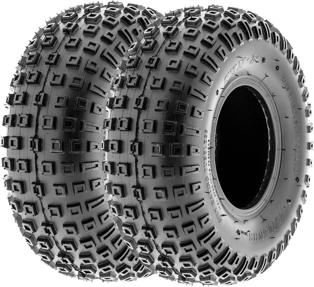 SunF 145/70-6UTV Tire 145/70x6 Loose Terrain Hard pack 6 PR A011 - PAIR of 2