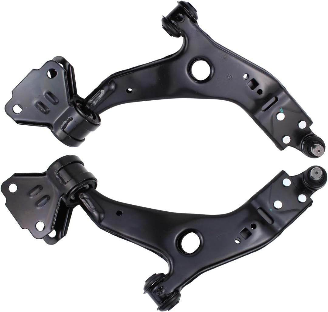NewYall Front Lower Left and Right Control Arm with Ball Joint for Ford Focus 2012-2018, Transit Connect 2014-2023