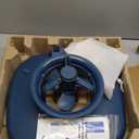 Rechargeable Pool Leaf Vacuum with Telescopic Pole, 83GPM Powerful Suction Cordless Pool Skimmer for Inground & Above Ground Pools with 6.6Gal Leaf Catcher Bag for Heavy Debris Areas (Blue)