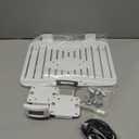 suptek Adjustable 13 to 18 inch Laptop VESA Arm Mount Tray for Monitor Arms and Stands (Tray Only),Fits 75x75/ 100x100 mm VESA Mount Holes,and Supports Weight up to 10lbs,White(TP007W)