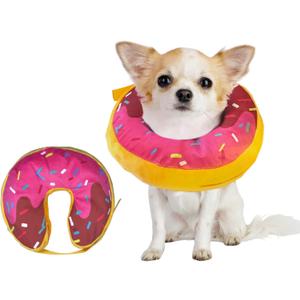 Inflatable Dog Neck Donut Collar for Post Surgery Recovery - Alternative to Elizabethan Collar (Extra Small Size, XS)