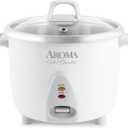 Aroma Housewares Select Stainless Rice Cooker & Warmer with Uncoated Inner Pot, 14-Cup(cooked) / 3Qt, ARC-757SG