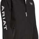 ARIAT Girls' New Team Softshell Jacket (XX-Large, Black)