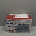 Homemate Heated Blanket Electric Throw - 50"x60" Heating Blanket Throw 1/2/4/6/8 Hours Auto-Off 10 Heat Level Over-Heat Protection Flannel Sherpa ETL Certification (02 - Navy Blue)