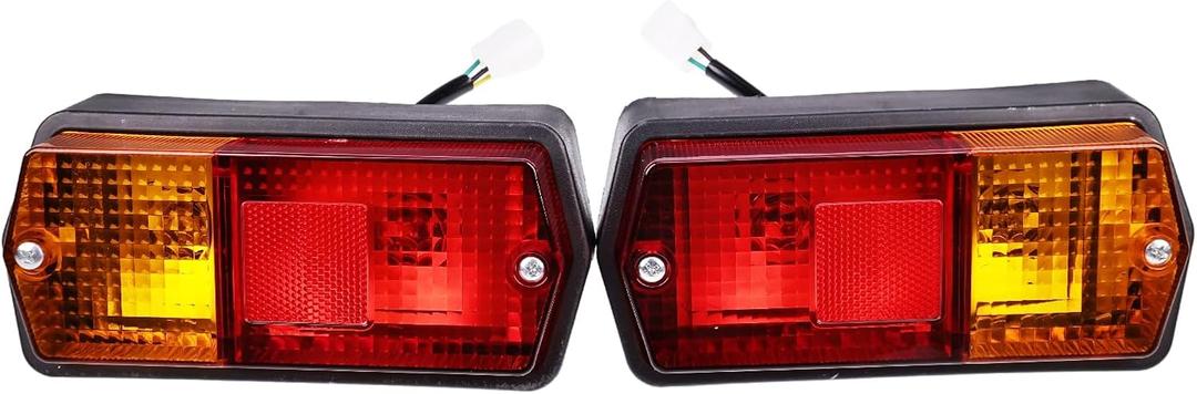 ZTUOAUMA Left and Right Hand Tail Light Lamp Assembly 3A013-75890 3A013-75880 31301-34313 31301-34303 for Kubota M4700 M5700 M6800 L2800 L3430 L3540 Tractors