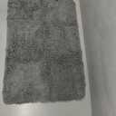 OLANLY Bathroom Rugs 30x20, Extra Soft Absorbent Chenille Bath Rugs, Rubber Backing Quick Dry, Machine Washable Bath Mats for Bathroom Floor, Tub and Shower, Home Decor Accessories, Grey