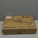 Bamboo Bathtub Tray | Splash-Proof Adjustable (28-40 Inch) | Non-Slip Pads, Wine Holder & Tablet Stand | Bath Relaxation & Reading Essentials