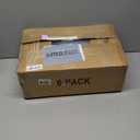 Thickened Clear Shoe Storage Organizer with Magnetic Door, Sturdy Stackable Shoe Boxes for Closet, Collapsible Space-Saving Shoe Rack for Sneakers & Boots, Plastic Shoe Cabinet Box Set, 6 Pack, White