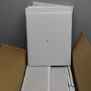 Furologee White Nightstands Set of 2, End Table with Fabric Drawer, Small Side Table for Small Spaces, 2 Tiers Storage Shelves End Table, Bedside Table for Living Room, Bedroom, Dorm