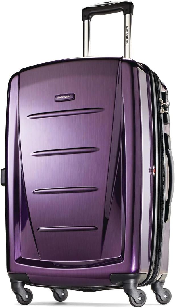 Samsonite Winfield 2 Hardside Expandable Luggage with Spinner Wheels, Purple, Carry-On 20-Inch