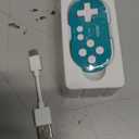 8Bitdo Zero 2 Bluetooth Gamepad Keychain Sized Mini Controller for Switch, Windows, Android, macOS & Raspberry Pi(Turquoise Edition)