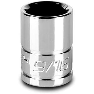 Capri Tools 9/16-Inch Shallow Socket, 3/8-Inch Drive, 6-Point, SAE