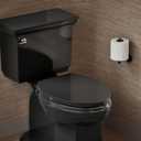 Kohler K-26801-7 Impro ReadyLatch Quiet Close Elongated Toilet Seat, Black