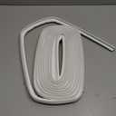 20 Feet Kerf Door Weather Stripping Door Seal, Long Reach V-Shaped Door Seal Strip for Door Frame Door Weatherstripping Insulation Strip Door Soundproofing for Large Gap(White)