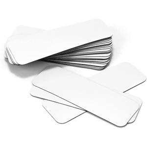 Rammos Dry Erase Magnetic Labels 1 x 3 inch 30 Pieces Magnetic Labels, Waterproof White Magnet Labels for Whiteboards, School, Office and Home