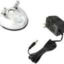 Maxsa 37314 Park Right Dual Laser Parking Guide with Motion Sensor LED light, Silver