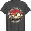 Kendrick The Man The Myth The Legend Personalized Name T-Shirt, Size 3XL