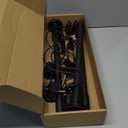 Adjustable Over-The-Door Garland Hanger, Heavy Duty Wreath Hanger for Front Door, No Nails or Screws Damage-Free, Fits Standard Door Frame Depths 34-42 Inch, Black