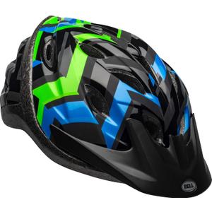 Bell Axle Youth Bike Helmet (One Size, Black/Force/Krypto Shifter)