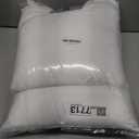 MIULEE Throw Pillows Inserts, Pack of 2 16x16 Inch 100% Virgin Fiber Filling Bed Couch Pillows